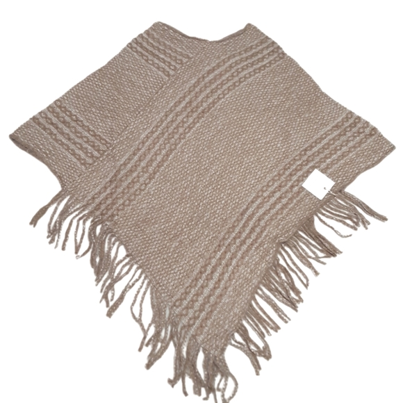 Poncho Sweater With Fringe - Picture 8 of 11